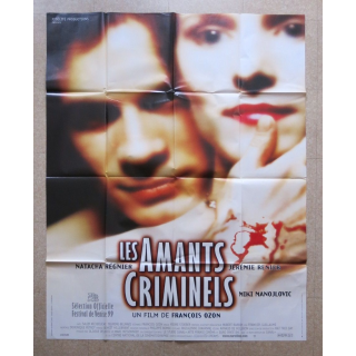 AFFICHE FILM : affiche de cinéma du film "Les amants criminels" 1999 dimension 115 x 158 cm (E032)