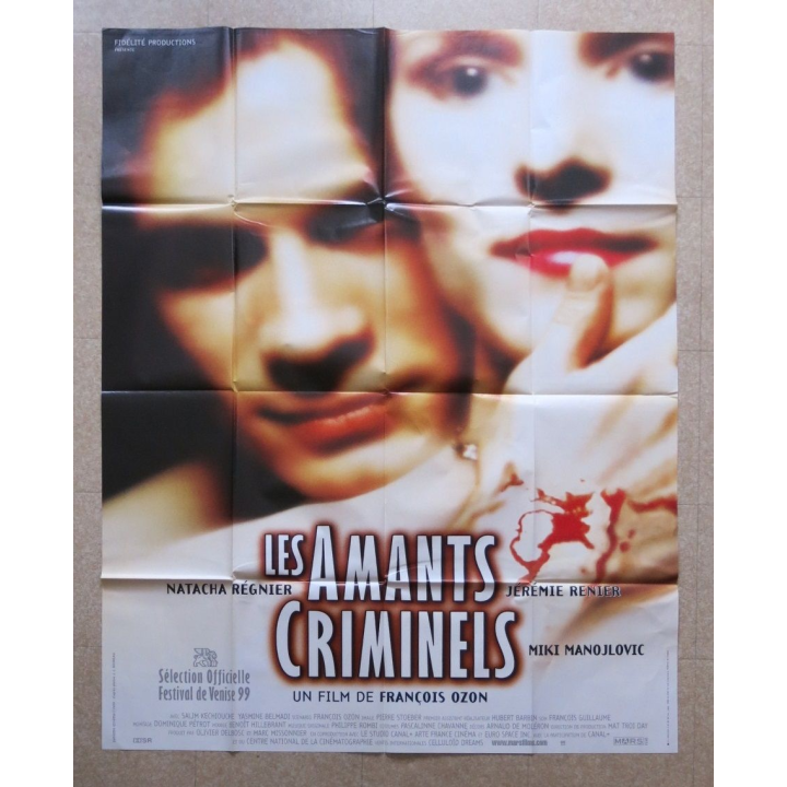AFFICHE FILM : affiche de cinéma du film "Les amants criminels" 1999 dimension 115 x 158 cm (E032)