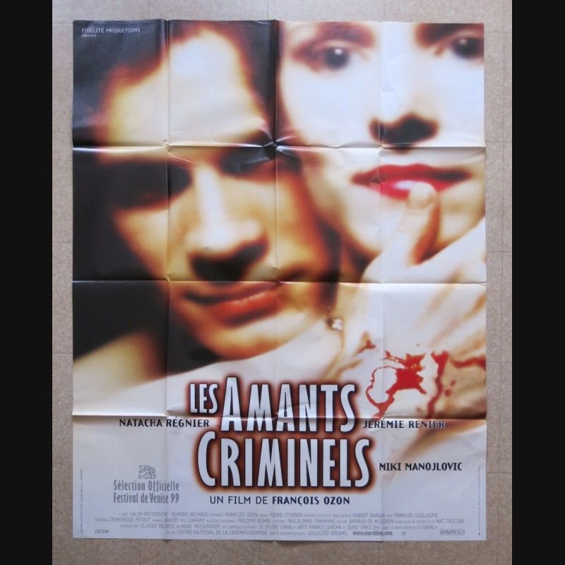 Les Amants Criminels Film Affiche du film Les amants criminels de 1999 dimension 115 x 158 cm
