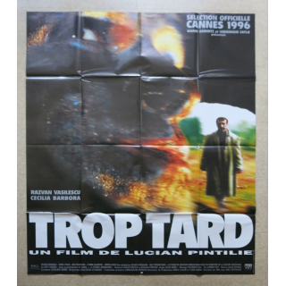AFFICHE FILM : affiche de cinéma du film "Trop tard" 1997 dimension 115 x 158 cm (E032)