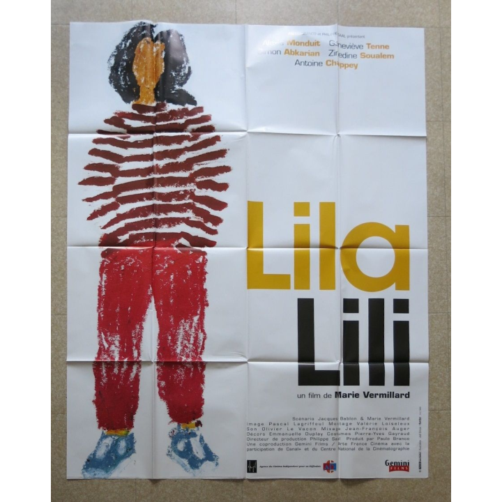 AFFICHE FILM : affiche de cinéma du film "Lila Lili" de 1999 dimension 115 x 158 cm (E032)