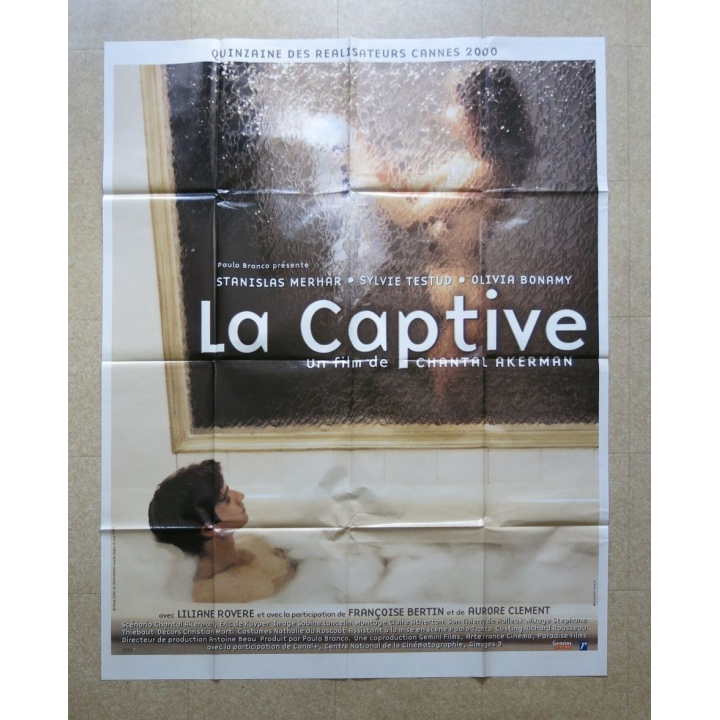 AFFICHE FILM : affiche de cinéma du film " La captive" dimension 115 x 158 mm (E016)