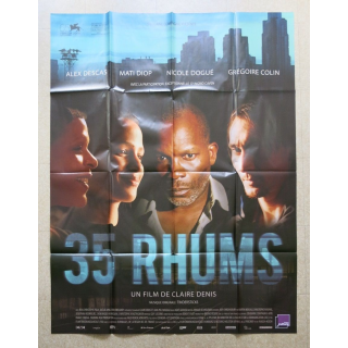 AFFICHE FILM : affiche de cinéma du film "35 Rhums" de 2009 dimension 115 x 158 cm (E032)
