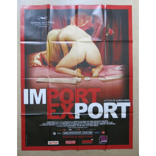 AFFICHE FILM : affiche de cinéma du film "Import Export" de 2009 dimension 115 x 158 cm (E032)