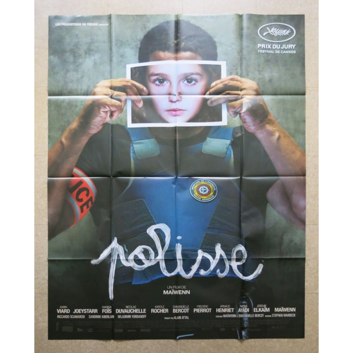 AFFICHE FILM : affiche de cinéma du film "Polisse" dimension 115 x 158 cm (E033)