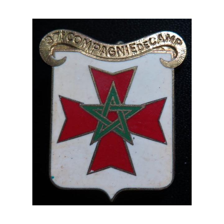 insigne métallique du 37° compagnie de camp Drago Paris G. 2000