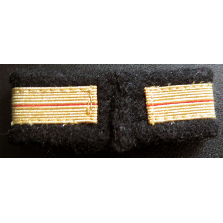 Galon tissu d'épaule d'adjudant chef 