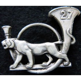 27° BCA : insigne métallique du 27° bataillon de chasseurs alpins Drago Paris