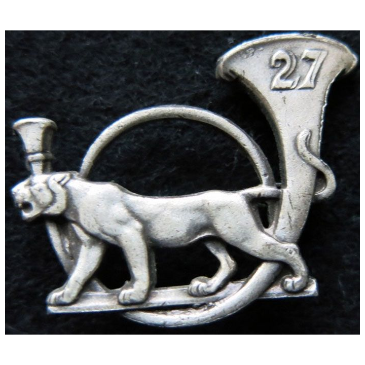 27° BCA : insigne métallique du 27° bataillon de chasseurs alpins Drago Paris