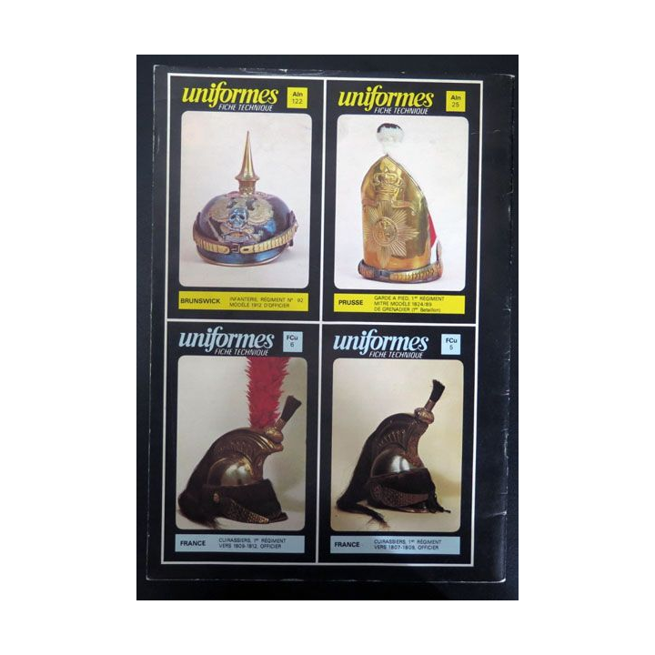 UNIFORMES n° 72 Février 1983 1914 La cavalerie légère