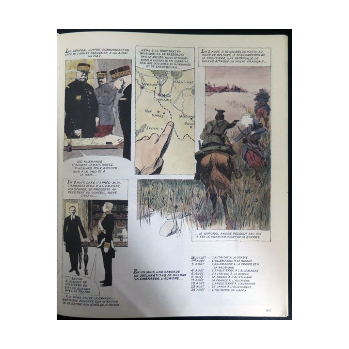 Histoire de France en bandes dessinées N° 22 de la Marne à Verdun