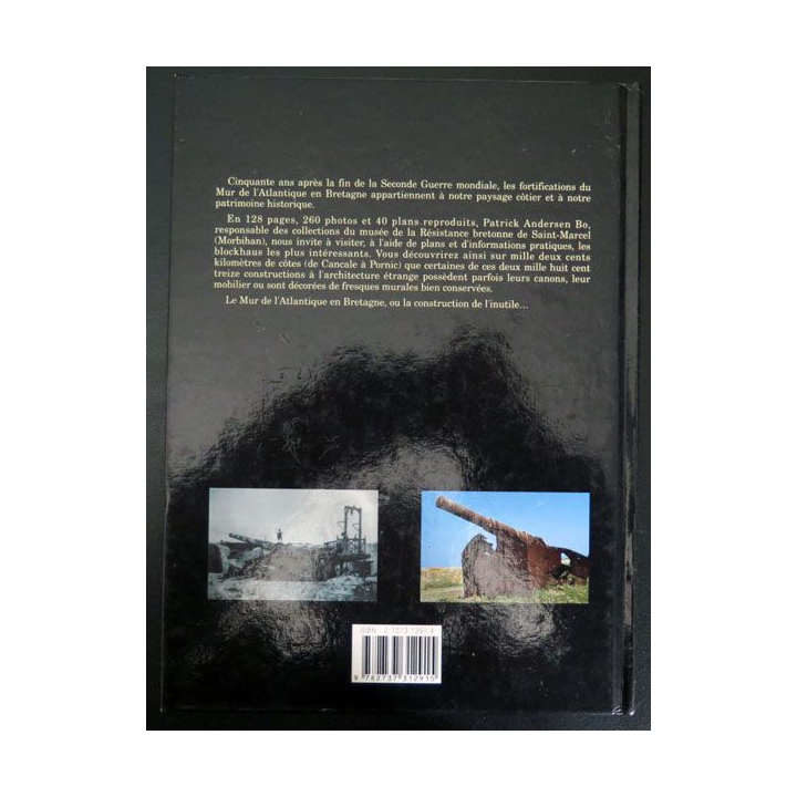 Livre mur Atlantique en Bretagne 1944 - 1994 de Patrick Andersen Bo