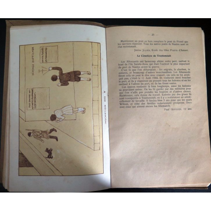 Livre la Guerre vue par ls enfants 1939-1945 de A. Gernoux