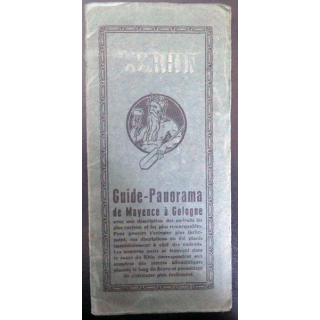 Guide Le rhin guide panorama de Mayence à Cologne époque 1925/30