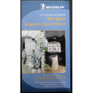 Carte Michelin les champs de bataille Verdun, Argonne, Saint-Mihiel 