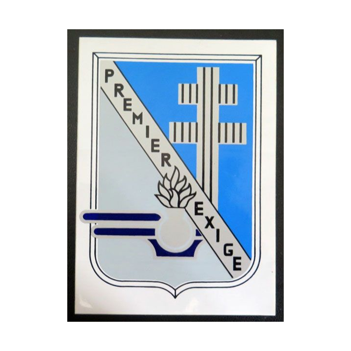 Autocollant du 1° RMAT 12,5 x 9 cm