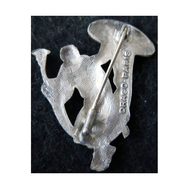 7° BCA : insigne métallique du 7° bataillon de chasseurs alpins de fabrication Drago Paris