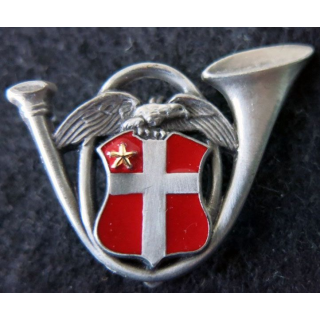 13° BCA : insigne métallique du 13° bataillon de chasseurs alpins fabriqué par Delsart
