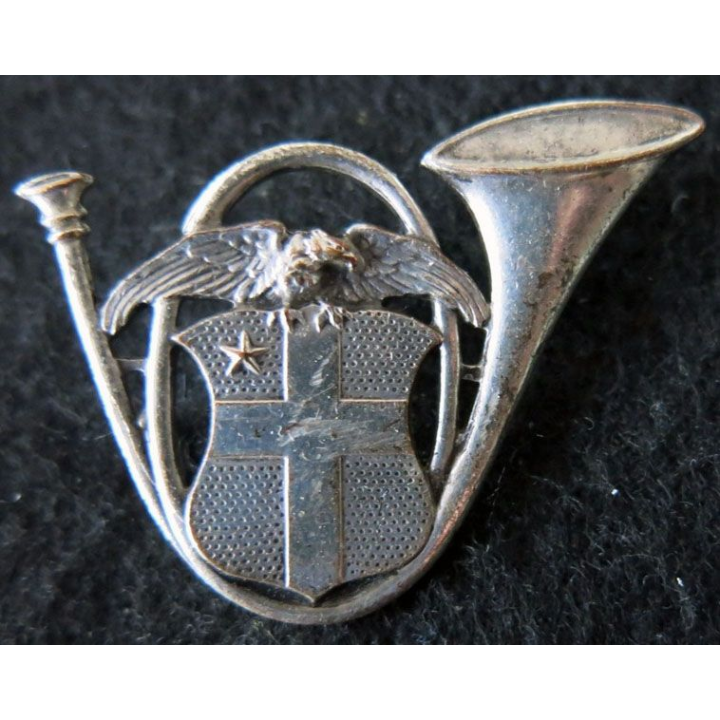 13° BCA : insigne métallique du 13° bataillon de chasseurs alpins de fabrication Arthus Bertrand Paris
