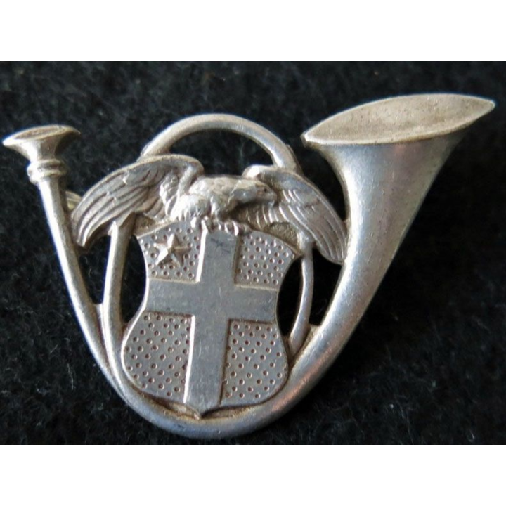 13° BCA : insigne métallique du 13° bataillon de chasseurs alpins de fabrication Drago Paris