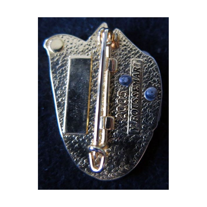 13° BCA : insigne de la 2° compagnie du 13° bataillon de chasseurs alpins peint de fabrication Boussemart 2005