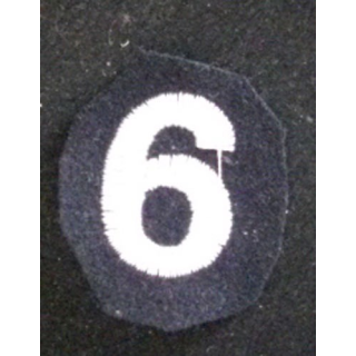 INCONNU 8 TISSU CHIFFRE 6 DU 6° CUIRS ?