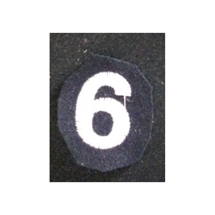INCONNU 8 TISSU CHIFFRE 6 DU 6° CUIRS ?
