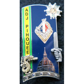 PROMOTION ENSOA : insigne de promotion Adj Pihouee de fabrication Arthus Bertrand G. 4893