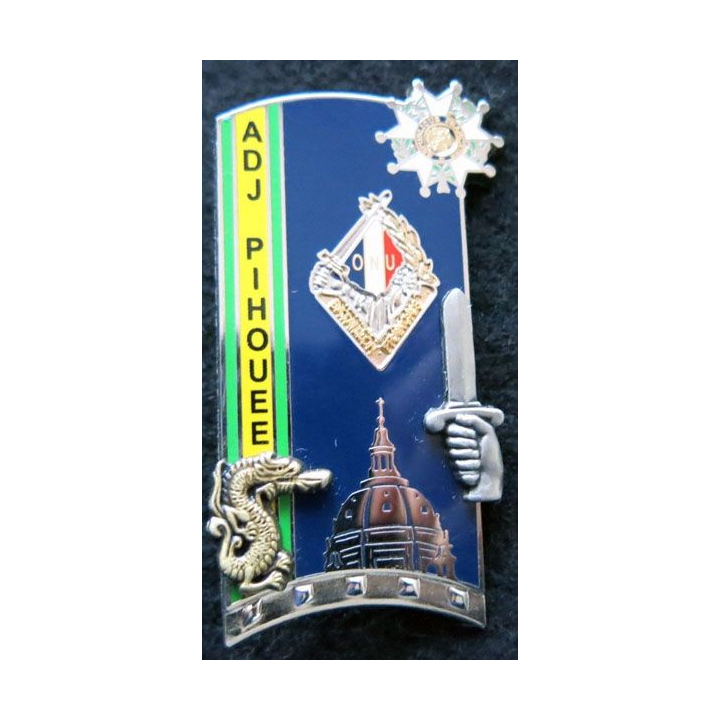 PROMOTION ENSOA : insigne de promotion Adj Pihouee de fabrication Arthus Bertrand G. 4893
