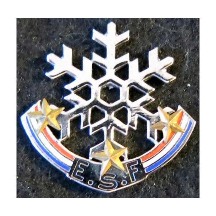 ESF : brevet de l'école du ski français 3 étoiles de fabrication Augis lyon attache cassée