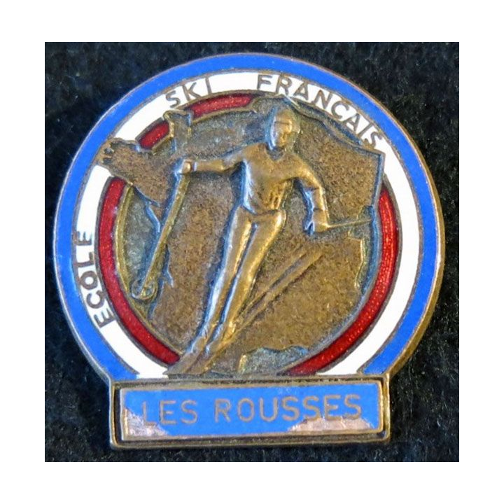 ESF : Médaille de moniteur de l'école du ski français des Rousses (Jura) de fabrication FIA Lyon