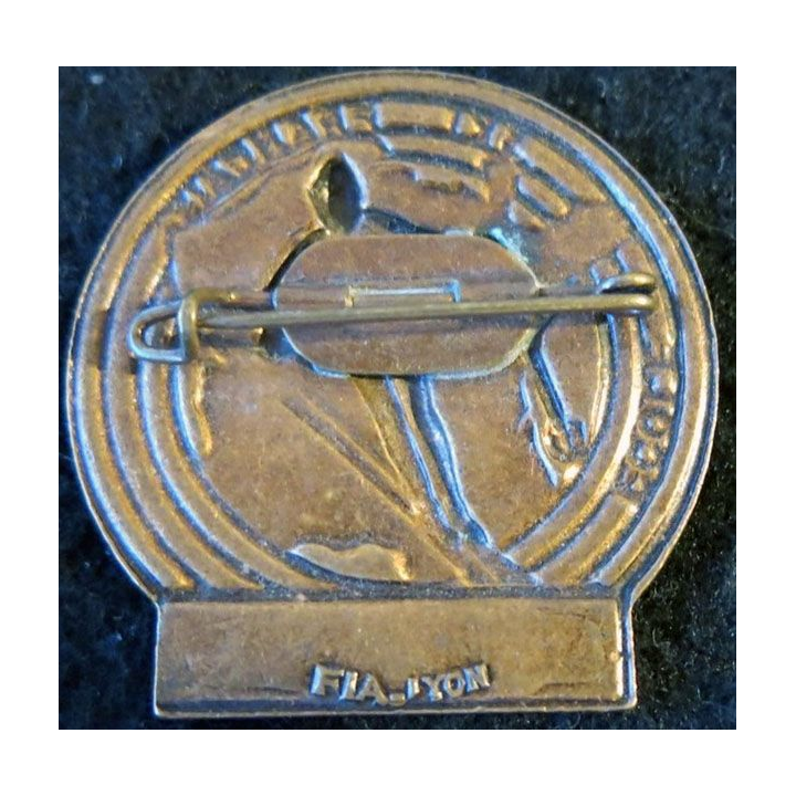 ESF : Médaille de moniteur de l'école du ski français des Rousses (Jura) de fabrication FIA Lyon