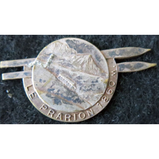 LE PRARION 1860 : médaille de ski Le Prarion 1860 de  Saint Gervais fafrication Fraisse Demey Paris