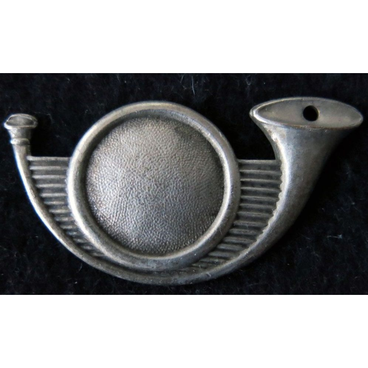 BREVET : Insigne métallique de Concours, 1° Prix de Tir au pistolet modèle argenté