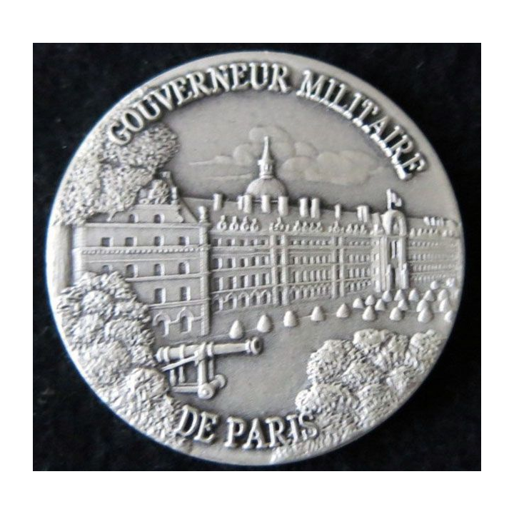 GMP : plaque du gouverneur militaire de Paris Hotel des Invalides 40 mm