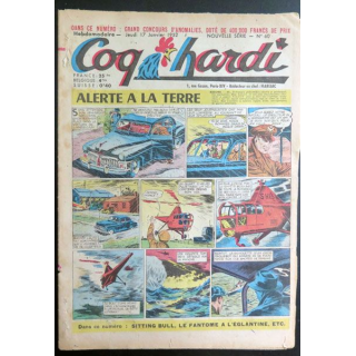 Bande dessinée Coq Hardi n° 60 du jeudi 17 janvier 1952