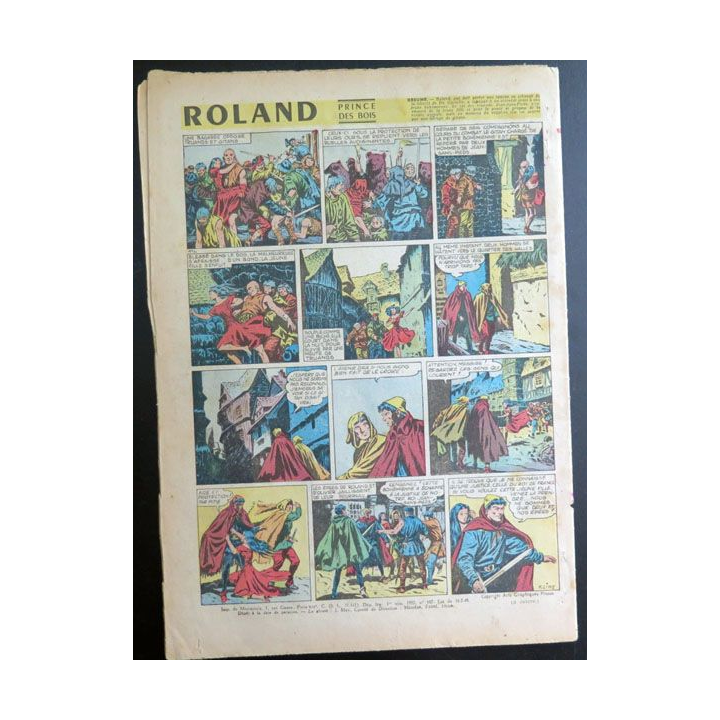 Bande dessinée Coq Hardi n° 60 du jeudi 17 janvier 1952