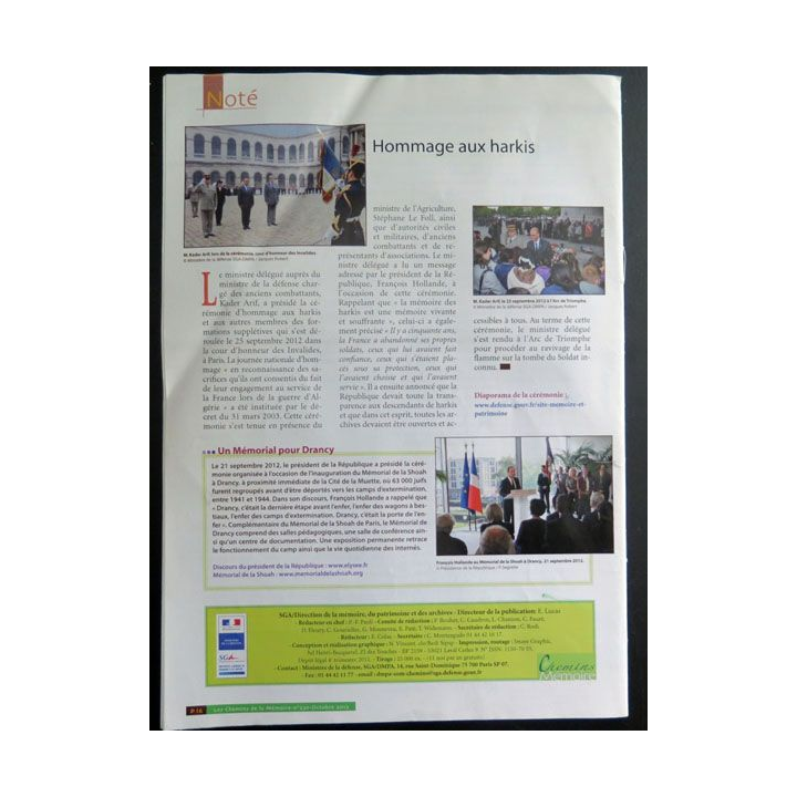 Les Chemins de la mémoire N° 230 oct 2012 opération Torch France Libre