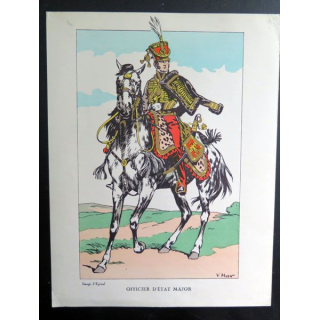Image d'Epinal Officier d'Etat Major