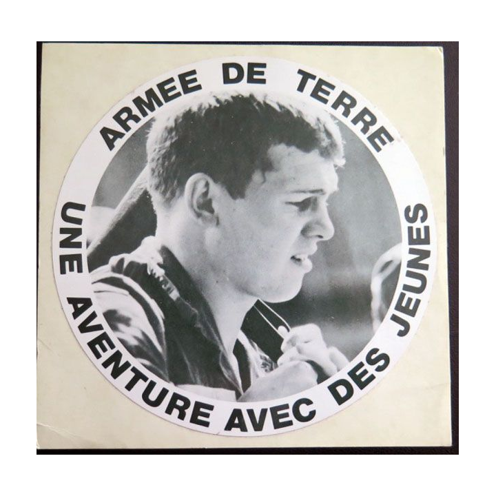 Autocollant Armée de terre une aventure des jeunes 11,5 x 11,5 cm