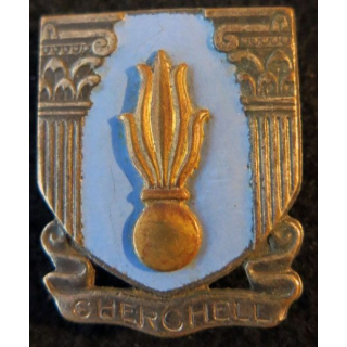 EMIC : insigne de l'école militaire d'infanterie de Cherchell en émail de fabrication Drago Paris H. 242
