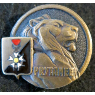PRYTANEE : insigne métallique du prytanée militaire de La Fèche de fabrication Drago Beranger H. 249 émail
