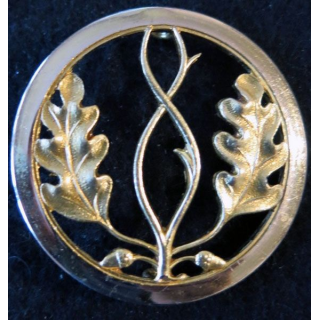 INSIGNE DE BÉRET : insigne de bérêt du trésor aux armées de fabrication non marquée