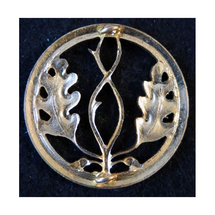 INSIGNE DE BÉRET : insigne de bérêt du trésor aux armées de fabrication non marquée