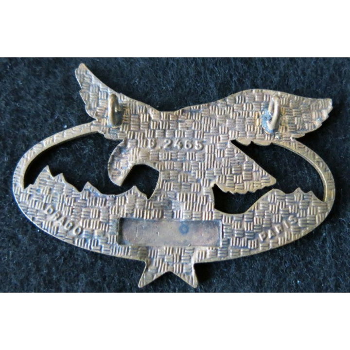 BQTM : Brevet de qualification des troupes de montagne de fabrication Drago Paris G. 2465 émail