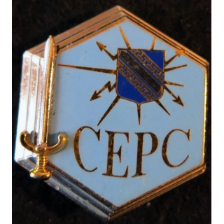 CEPC : Insigne métallique centre Entraînement postes de commandement A. Bertrand G. 4275