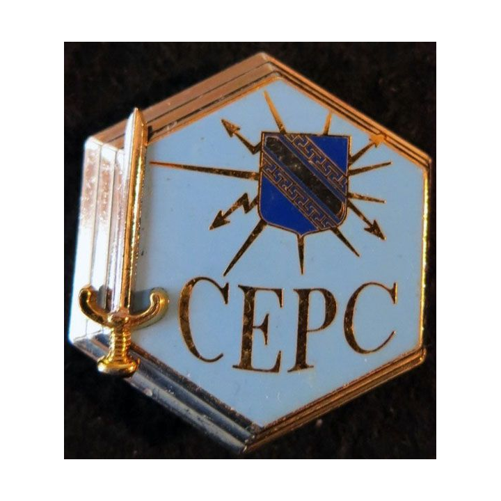 CEPC : Insigne métallique centre Entraînement postes de commandement A. Bertrand G. 4275