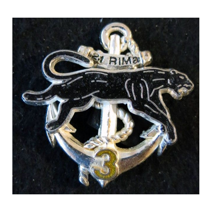 21° RIMa : 3° Compagnie du 21° Régiment d'Infanterie de Marine RCA Boussemart Prestige argenté