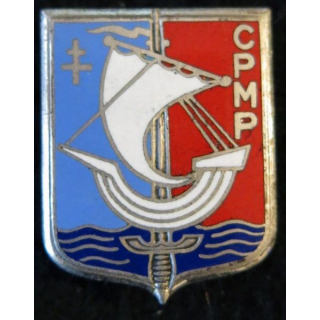 CPMP : insigne métallique du centre de préparation militaire de Paris  fabrication Drago Paris G. 1902 émail