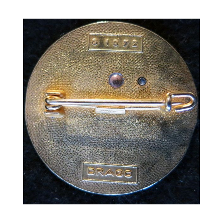 HST : insigne métallique hygiène et sécurité du travail du Ministère des Armées de fabrication Drago G. 1872